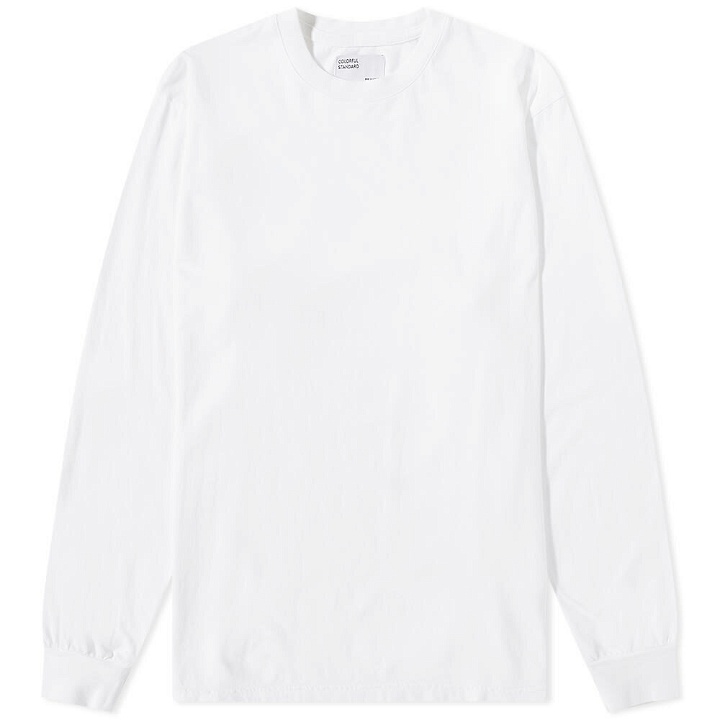 Photo: Colorful Standard Men's Long Sleeve Oversized Organic T-Shirt in OptclWht