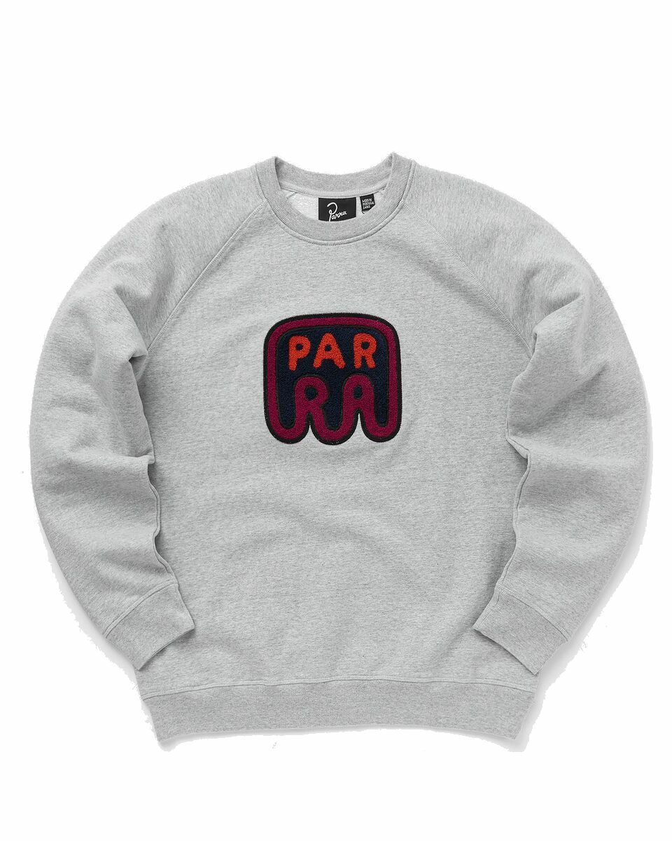 Photo: By Parra Fast Food Logo Crew Neck Sweatshirt Grey - Mens - Sweatshirts