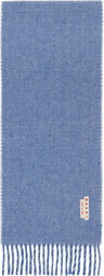 Marni Blue Wool Scarf