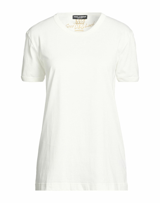 Photo: Dolce & gabbana Womens T-shirt in Off white