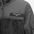Comme Des Garçons Homme Men's Boa Fleece Jacket in Black
