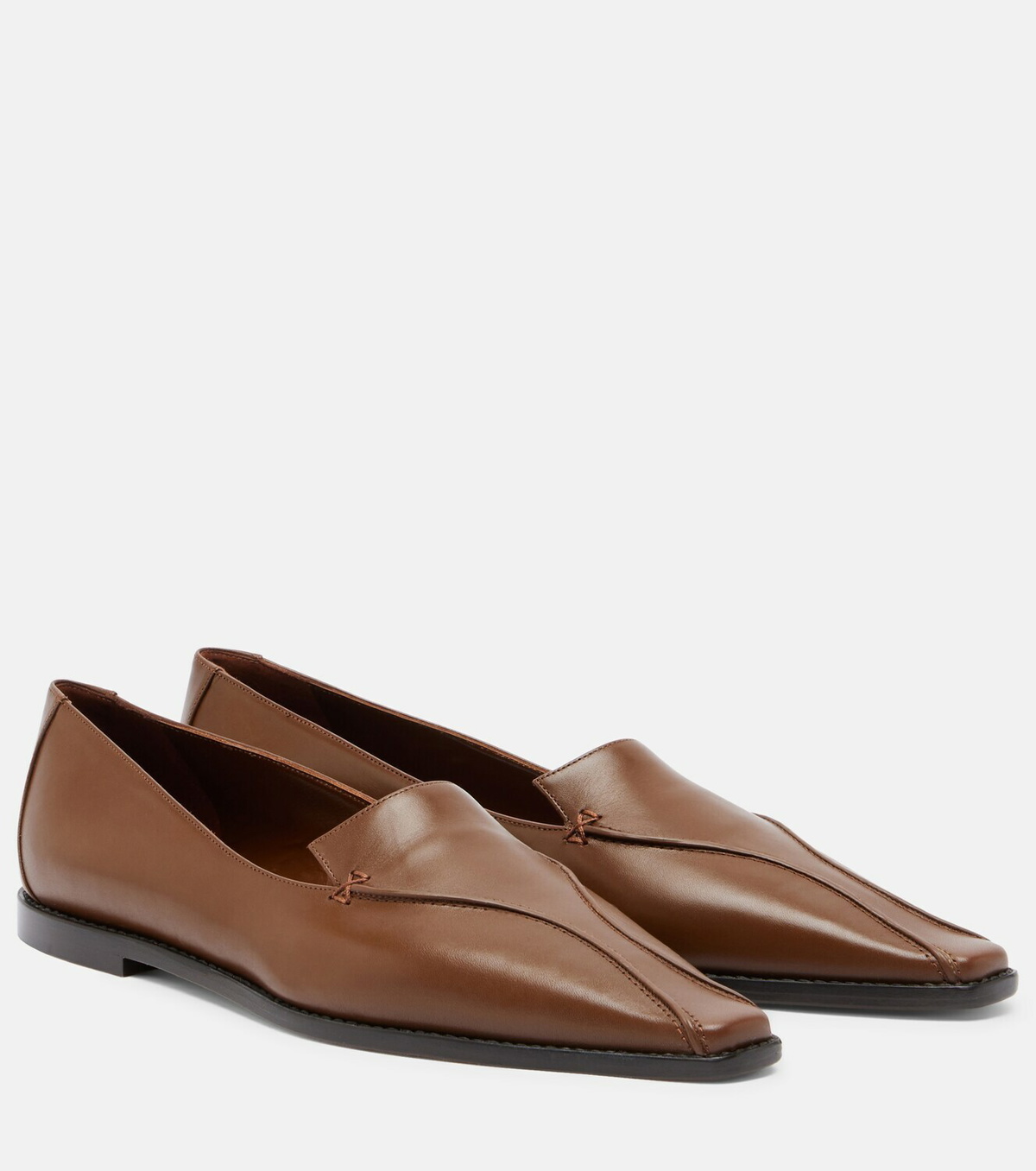 Manolo Blahnik Cleofe leather loafers