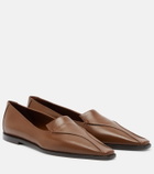 Manolo Blahnik Cleofe leather loafers