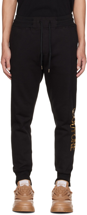 Photo: Versace Jeans Couture Black Tapered Lounge Pants