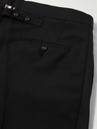 Thom Browne - Slim-Fit Tapered Wool-Blend Trousers - Black