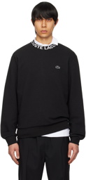 Lacoste Black Jacquard Sweatshirt