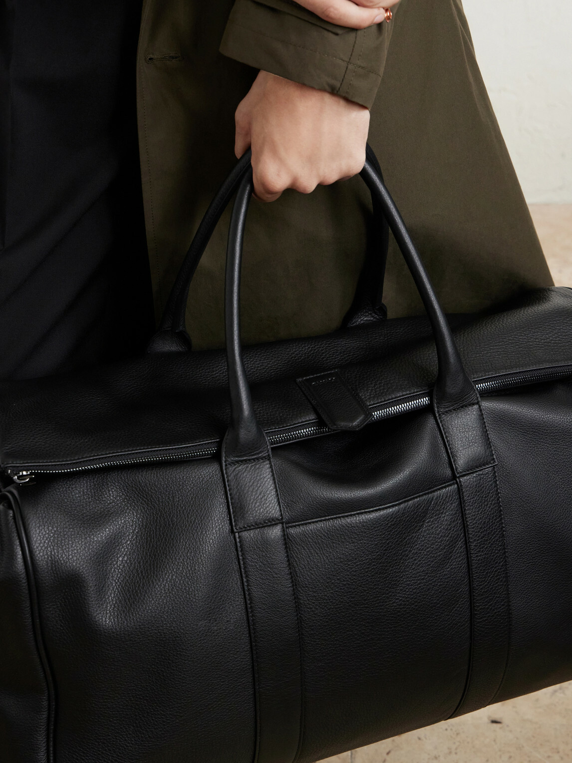 Canali - Full-Grain Leather Tote Bag