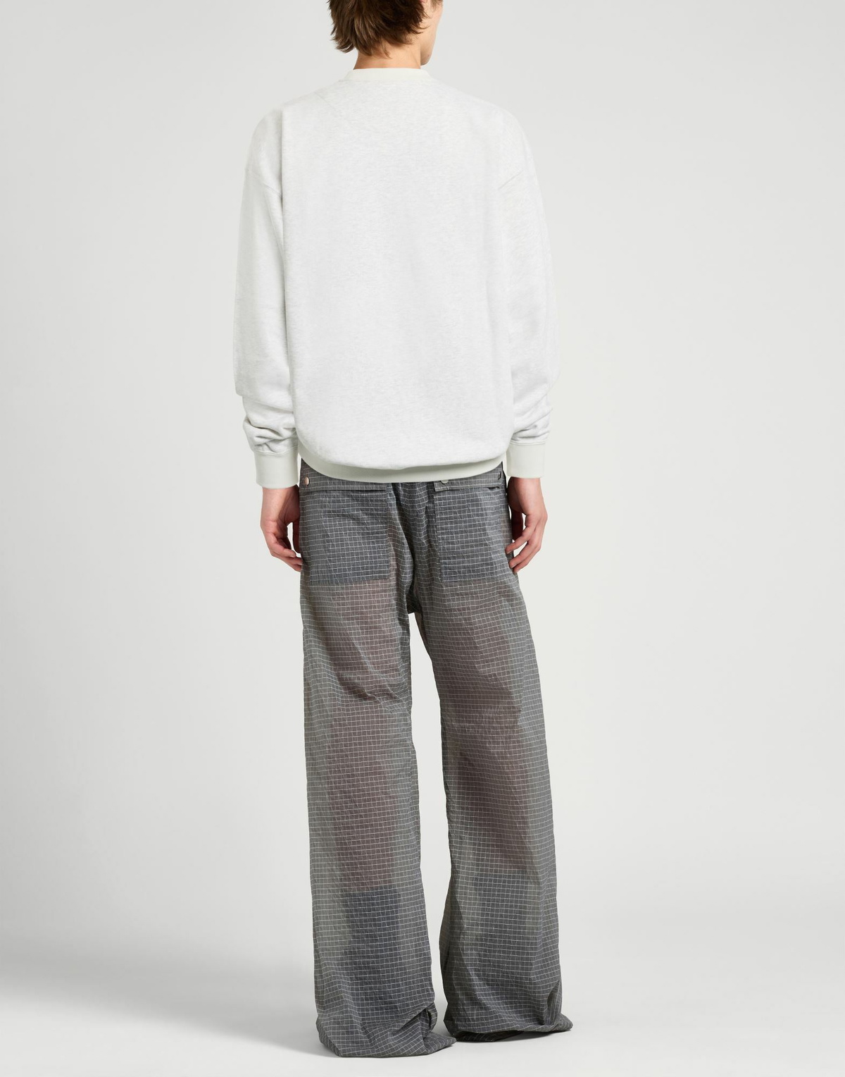 Y-3 Mens Sweatshirt Light in Grey