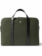 Mismo - M/S Endeavour Leather-Trimmed Nylon Briefcase