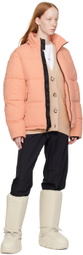 The Very Warm Pink Hooded Puffer Jacket