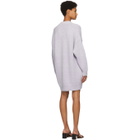 DRAE SSENSE Exclusive Purple Cardigan Dress