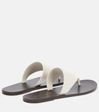 The Row - Avery leather thong sandals