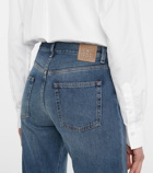 Toteme - Mid-rise twisted-seam straight jeans