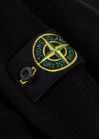Stone Island Knit Cotton Polo Shirt Black