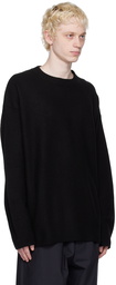 Jil Sander Black Brushed Sweater