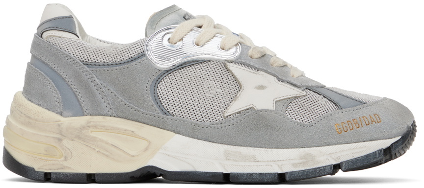 【Golden 】Running Dad Sneakers - Gray Golden Goose Gray Running Dad Sneakers Golden Goose Deluxe Brand