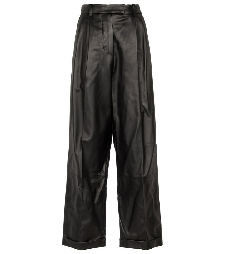 Photo: Marni - High-rise leather pants