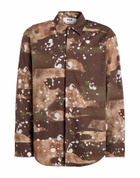Msgm Mens Shirt in Chocolate brown