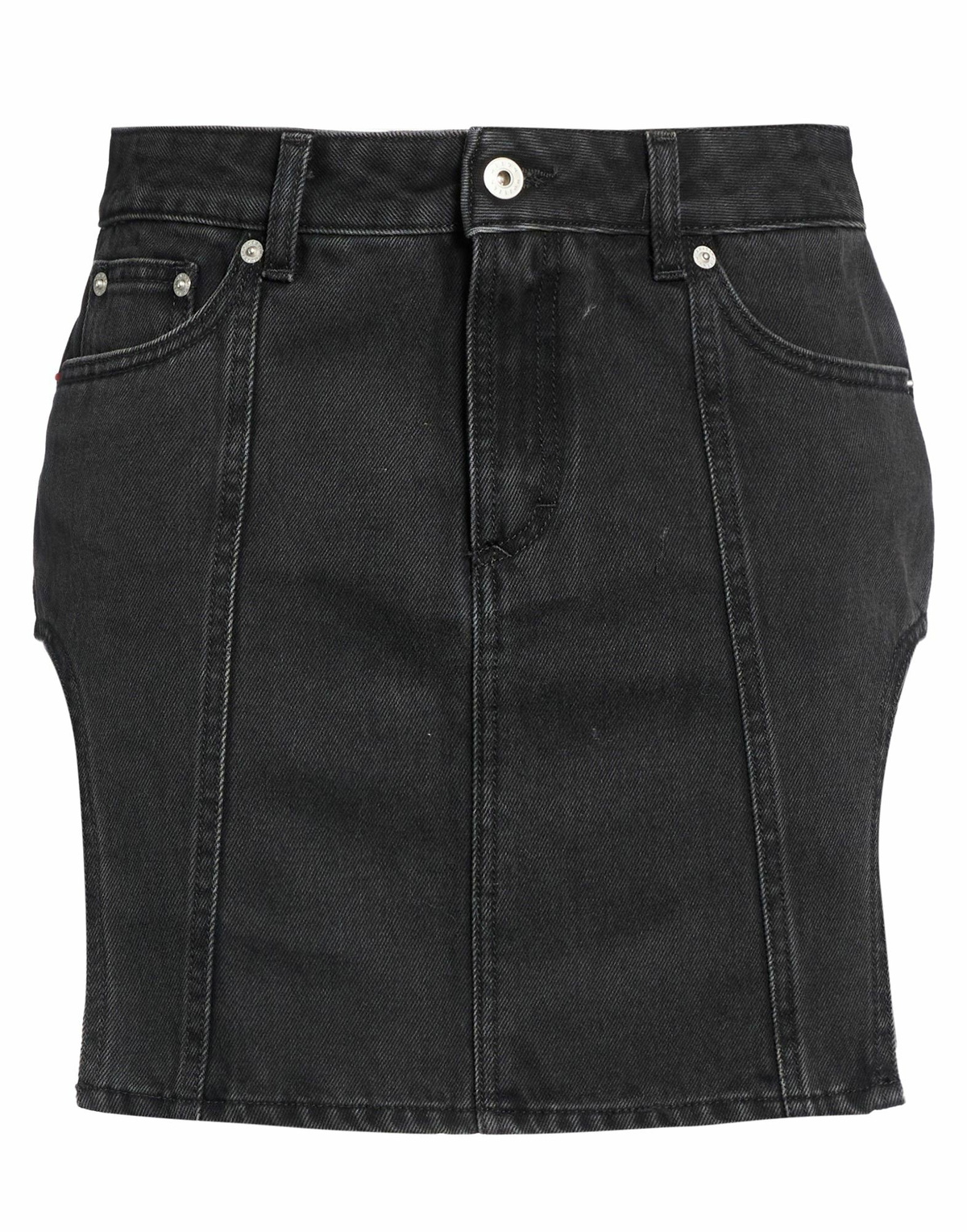 Heron Preston Womens Denim skirt Charcoal
