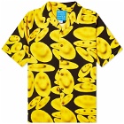 MARKET Men's Smiley Afterhours Vacation Shirt in Washed Black