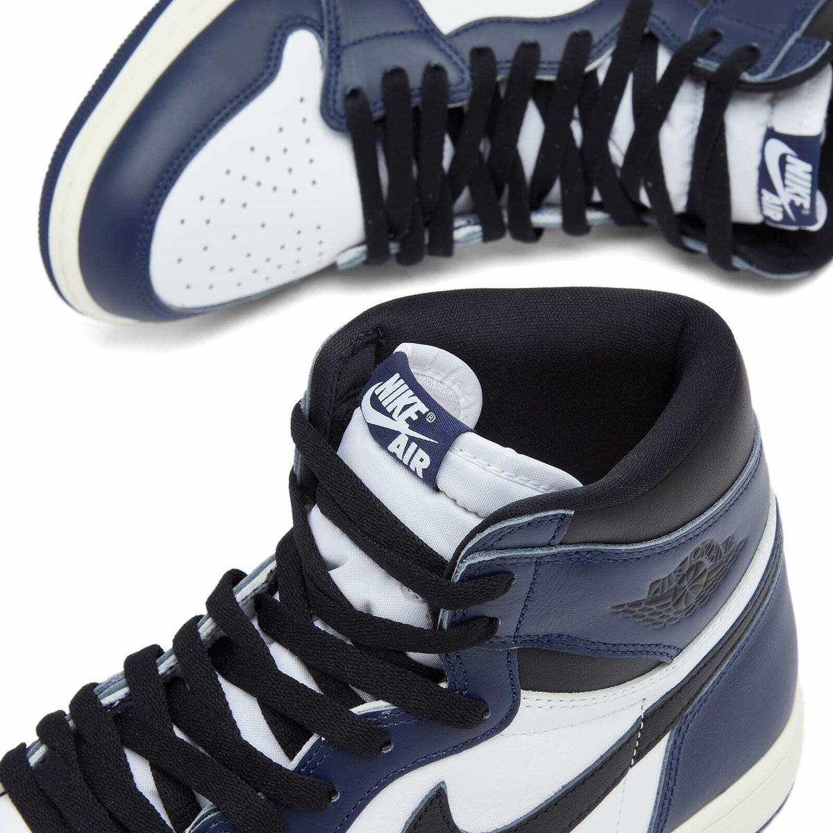 Air Jordan 1 Retro Hi OG RMSTD Sneaker in Navy/Black/Sail Nike Jordan Brand