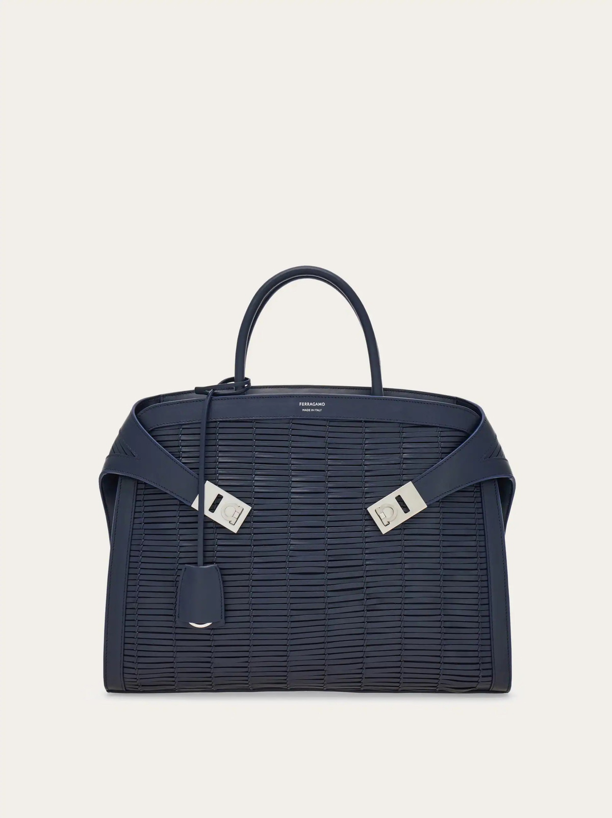 NO/FAITH STUDIOS Black Denim Multipocket Bag