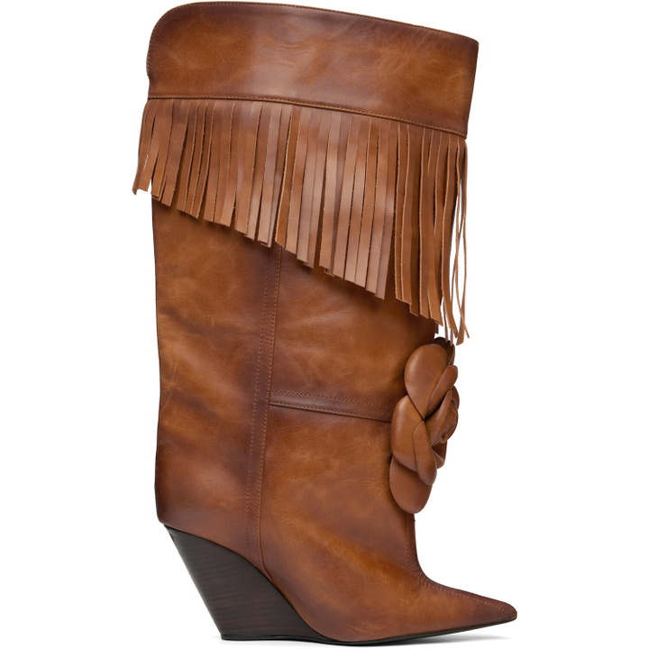 Photo: ABRA Brown Rose Tall Boots