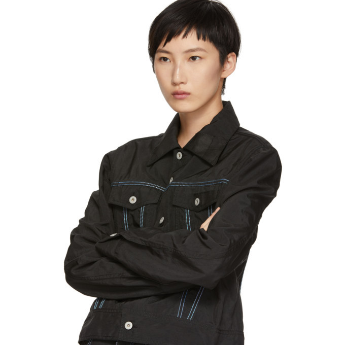 Kanghyuk Black Nylon Airbag Jacket