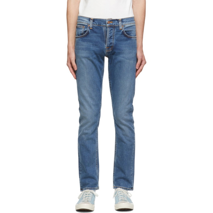 Photo: Nudie Jeans Blue Grim Tim Jeans