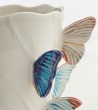 Bordallo Pinheiro Cloudy Butterflies Small vase by Claudia Schiffer