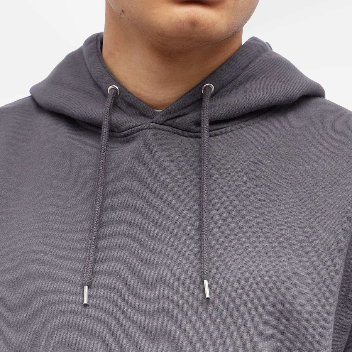 Colorful Standard Men's Classic Organic Popover Hoodie in Lava Grey