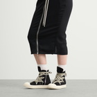 Rick Owens DRKSHDW Women's Denim Megalace Sneakers in Black/Milk
