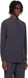 RAINMAKER KYOTO Gray Band Collar Shirt