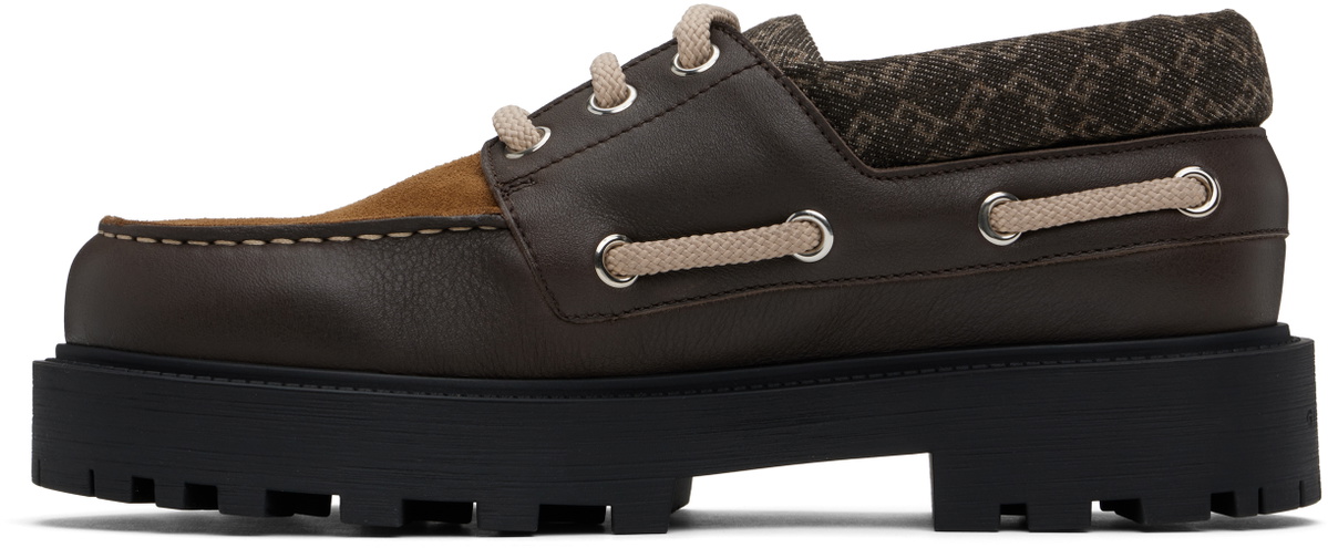 Givenchy Brown Storm Boat Shoes