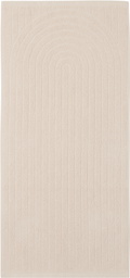 Baina Off-White & Blue Pair 05 Hand Towel Set