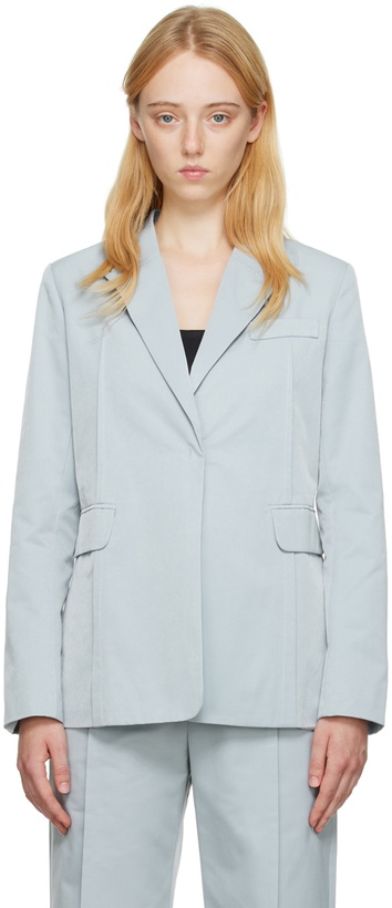 Photo: THIRD FORM Blue Line Through Blazer