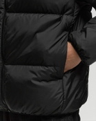 Lacoste Short Water Repellent Hooded Puffed Jacket Black Down & Puffer Jackets