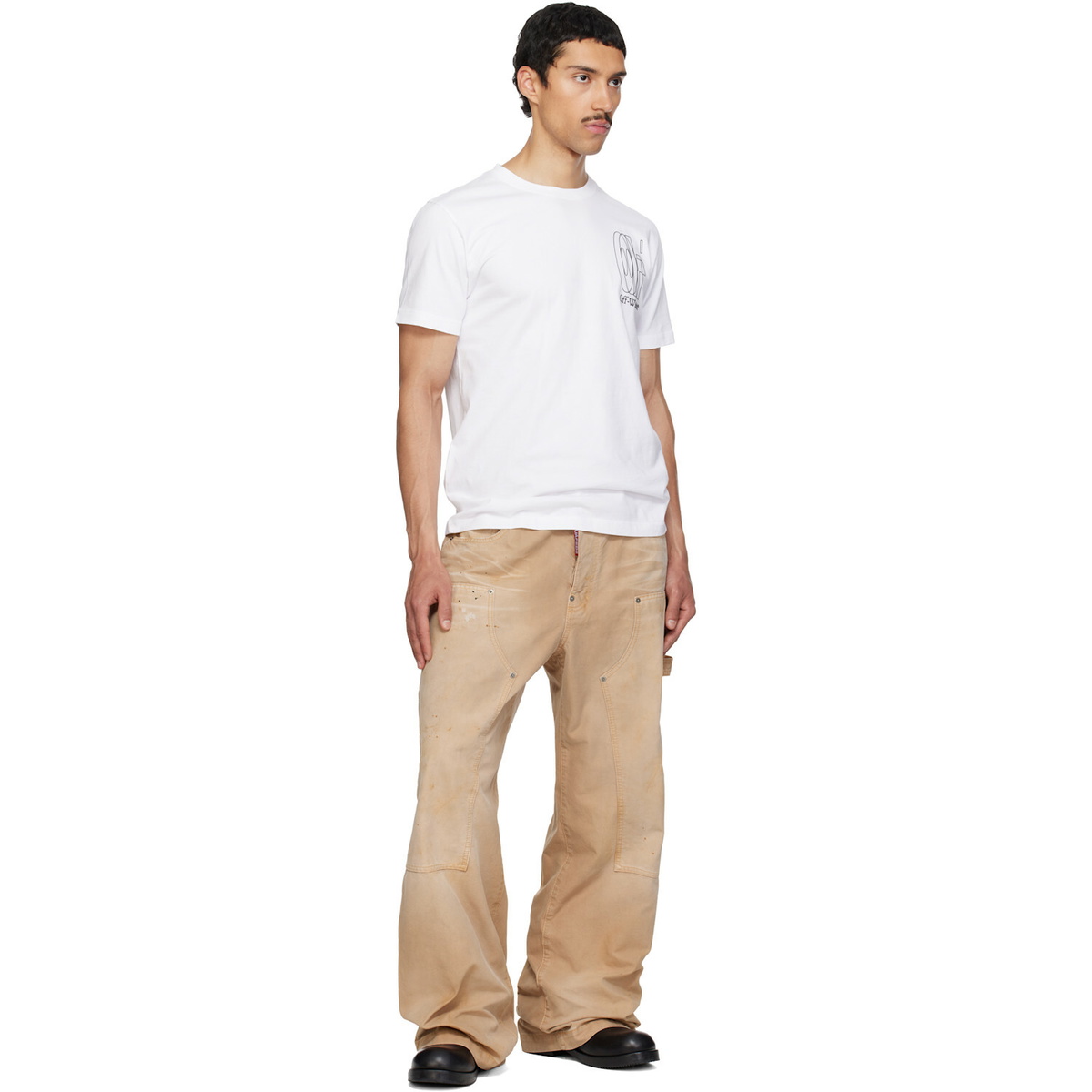 Off-White White Big Double Arrow Slim T-shirt