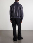 Officine Générale - Cassio Leather Jacket - Blue