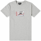 A.P.C. Men's Natael Cassette Print T-Shirt in Heathered Grey
