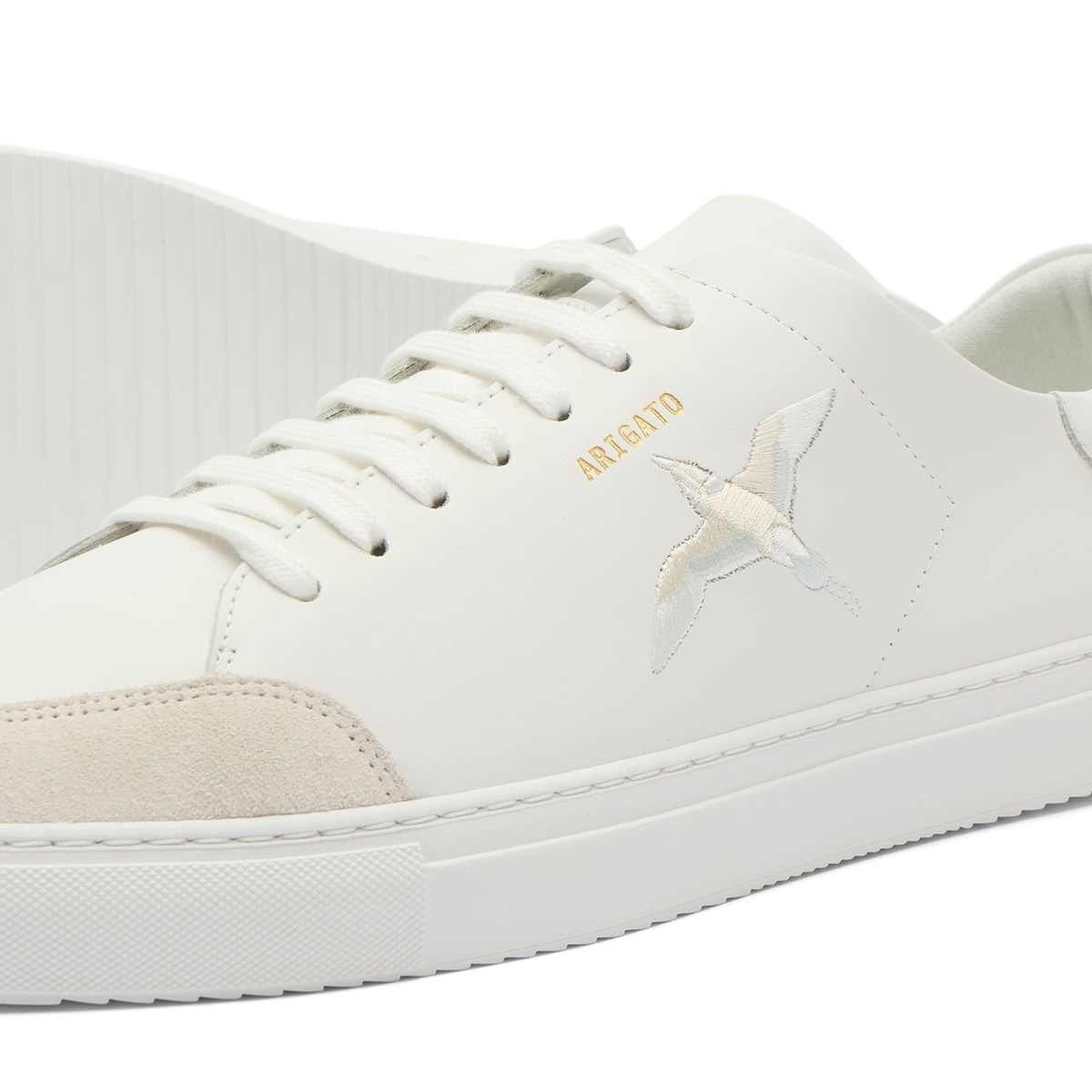 Axel Arigato Men's Clean 90 B Bird Sneaker in White/White