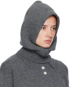 &Daughter Gray Hand-Knit Hood
