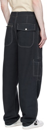 Isabel Marant Black Farker Trousers