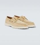 Tod's - Suede boat shoes