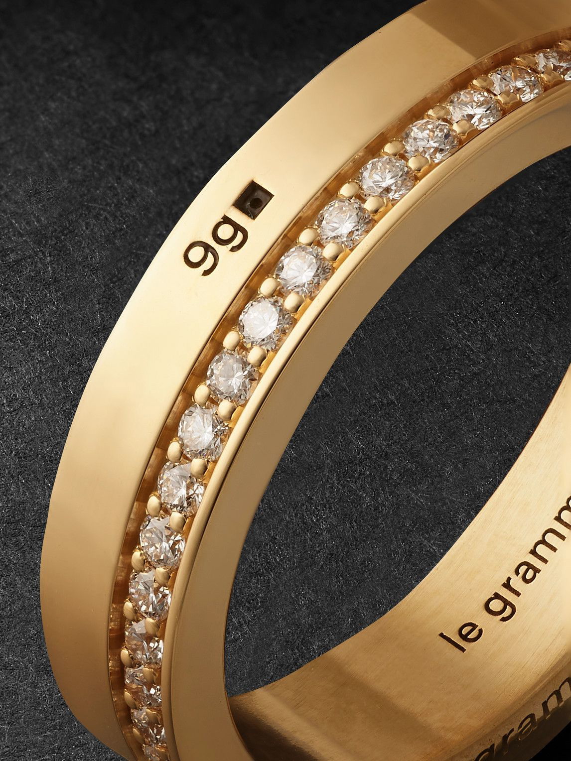 White gold ring 750 mm set with a half-size diamond (nat… | Drouot.com