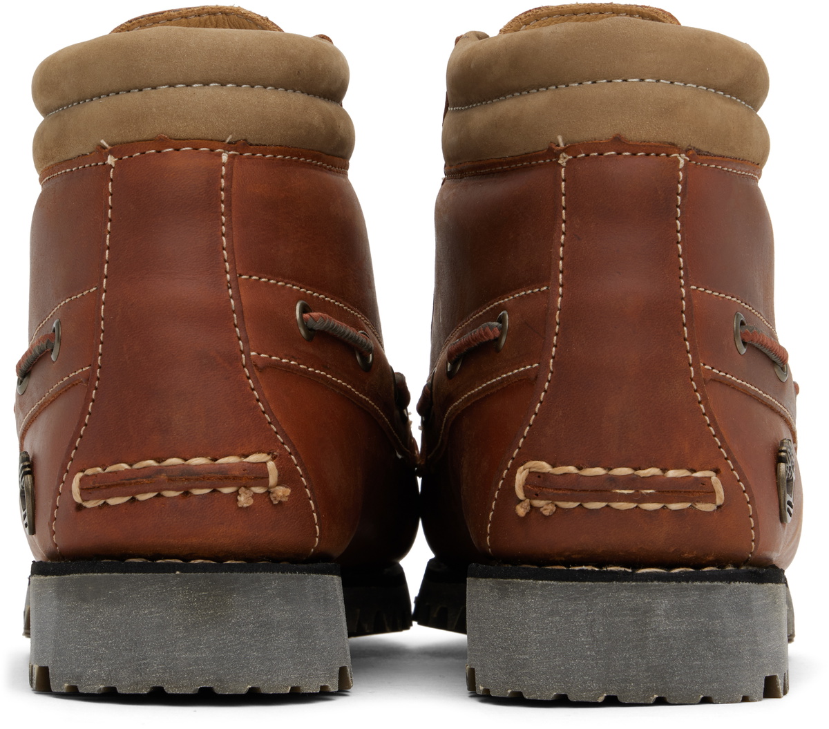 Timberland Tan Authentic Mid Lace-up Boots Timberland