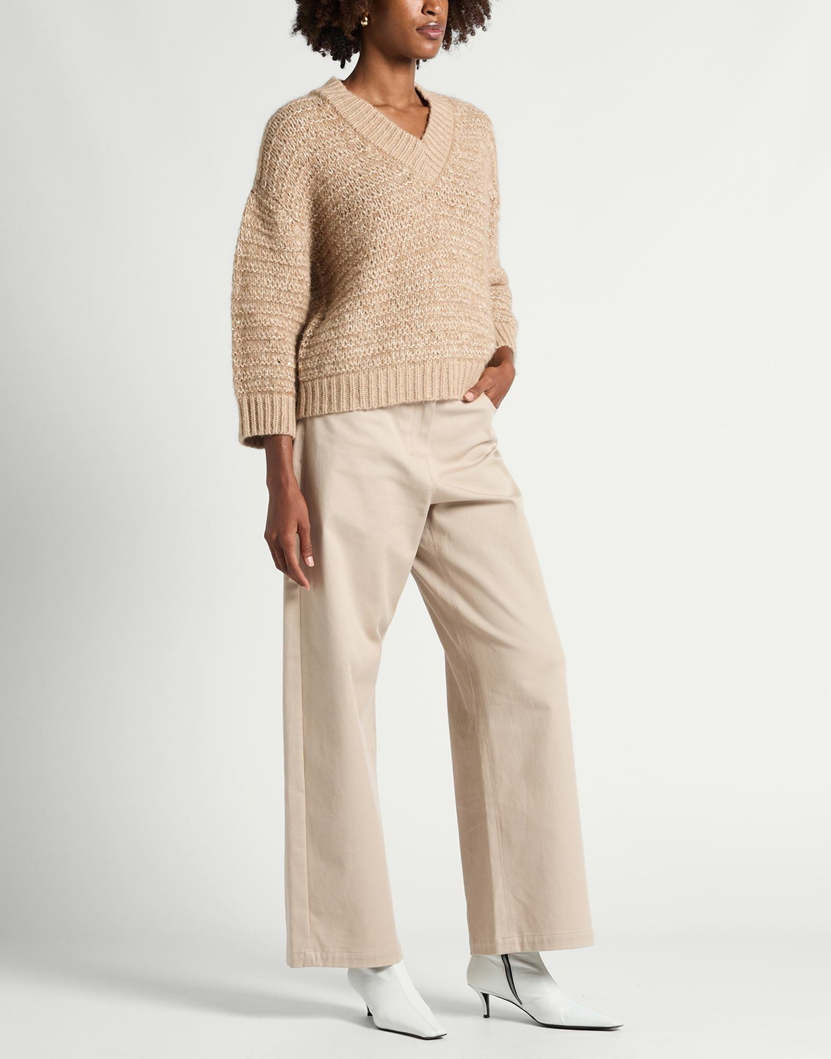 Peserico Womens Sweater Sand