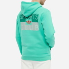 Adidas Men's Sports Club Hoody in Hi-Res Green