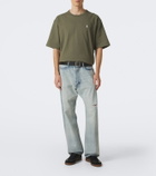 Polo Ralph Lauren Bedford suede-trimmed leather sneakers