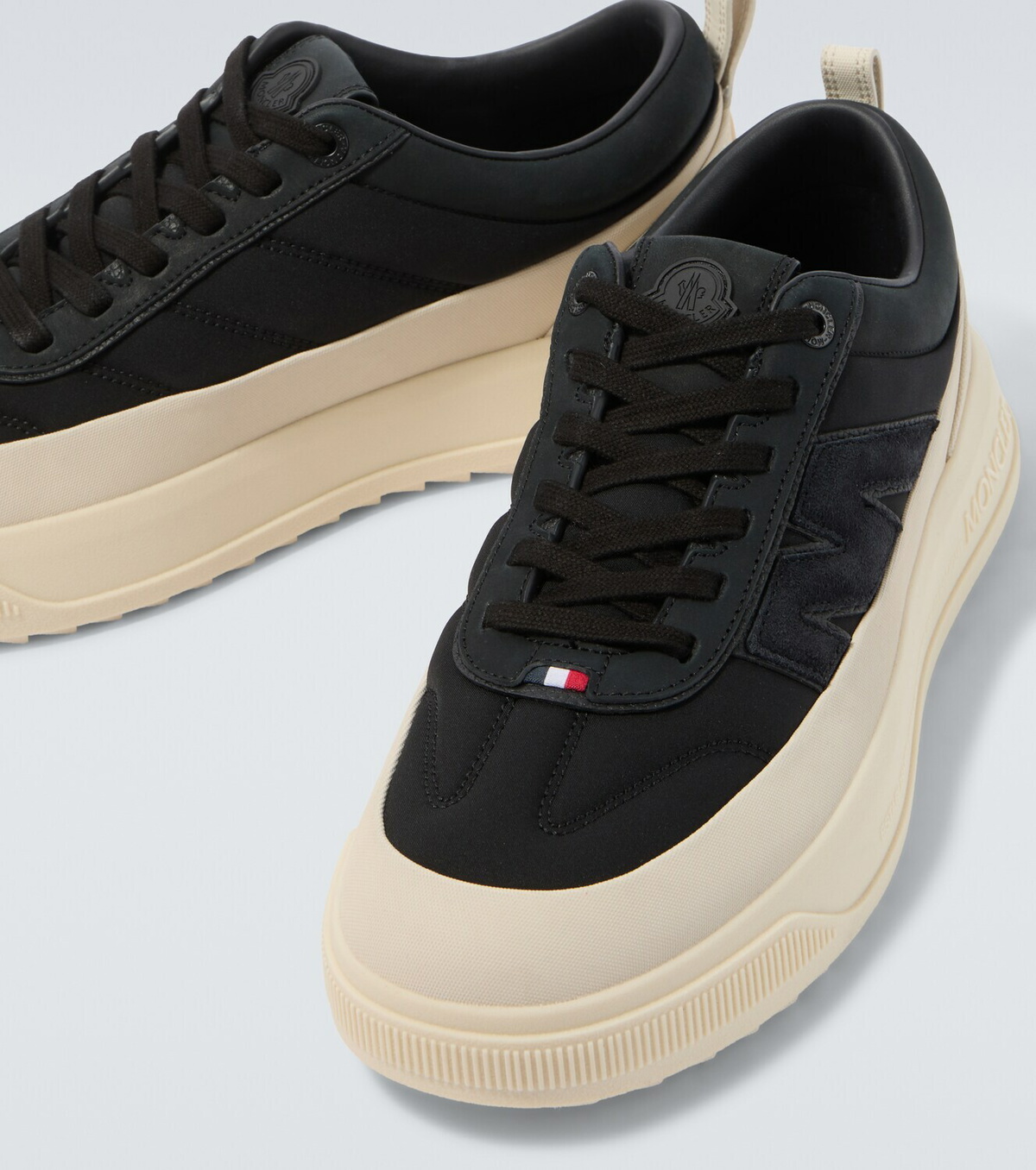 Moncler Altive leather-trimmed sneakers